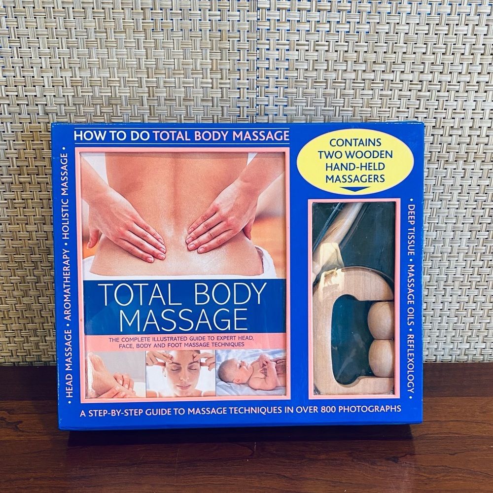 NIB Total Body Massage Kit w/ Photo Book